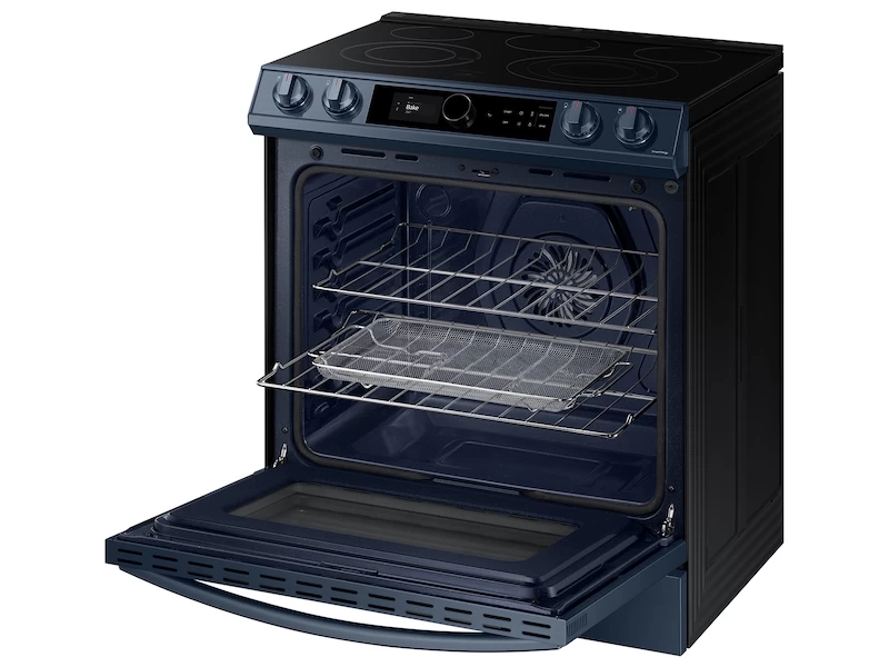 Bespoke Smart Slide-in Electric Range 6.3 cu. ft. with Smart Dial & Air Fry NE63A8711QNAA