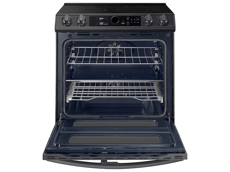 6.3 cu ft. Smart Slide-in Electric Range with Smart Dial, Air Fry, & Flex Duo NE63T8751SGAA