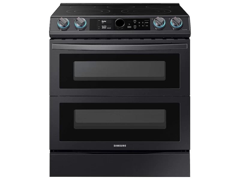 6.3 cu ft. Smart Slide-in Electric Range with Smart Dial, Air Fry, & Flex Duo NE63T8751SGAA