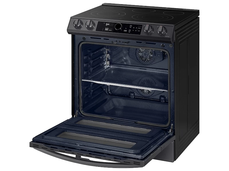6.3 cu ft. Smart Slide-in Electric Range with Smart Dial, Air Fry, & Flex Duo NE63T8751SGAA