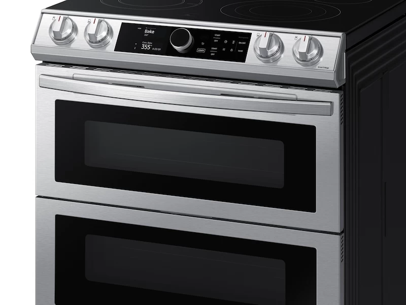 6.3 cu ft. Smart Slide-in Electric Range with Smart Dial, Air Fry, & Flex Duo NE63T8751SSAA