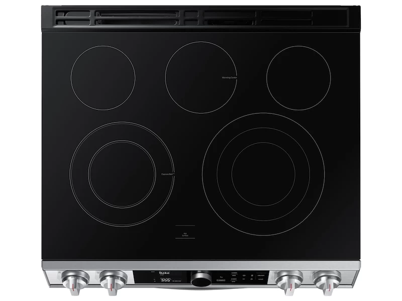 6.3 cu ft. Smart Slide-in Electric Range with Smart Dial, Air Fry, & Flex Duo NE63T8751SSAA