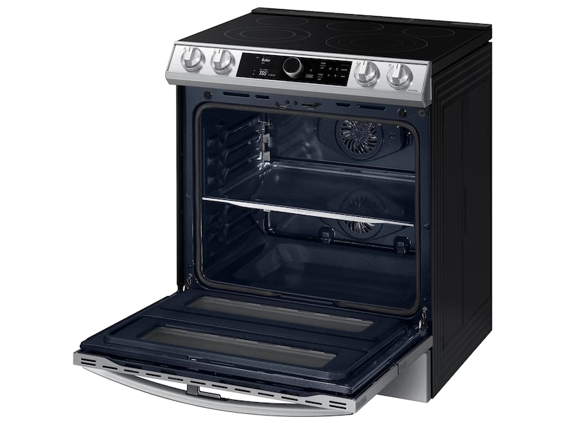6.3 cu ft. Smart Slide-in Electric Range with Smart Dial, Air Fry, & Flex Duo NE63T8751SSAA