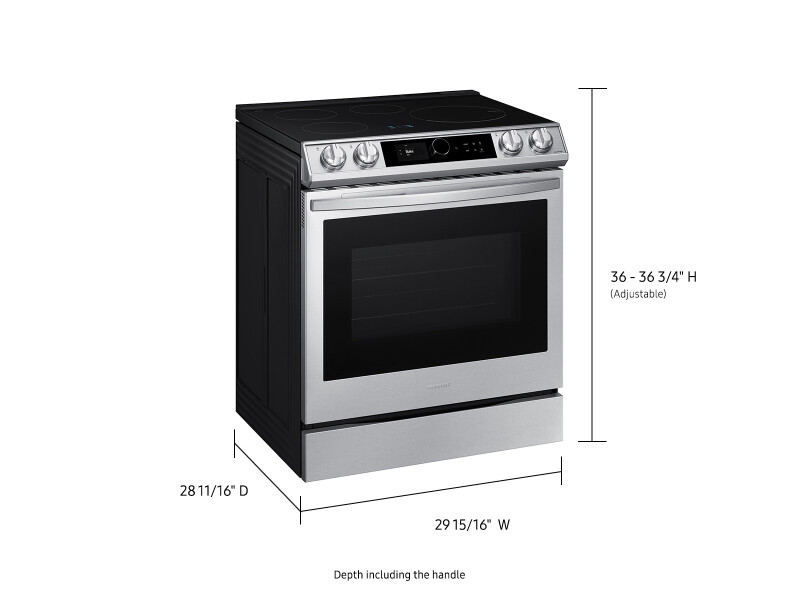 6.3 cu. ft. Smart Slide-in Induction Range with Smart Dial & Air Fry NE63T8911SSAA