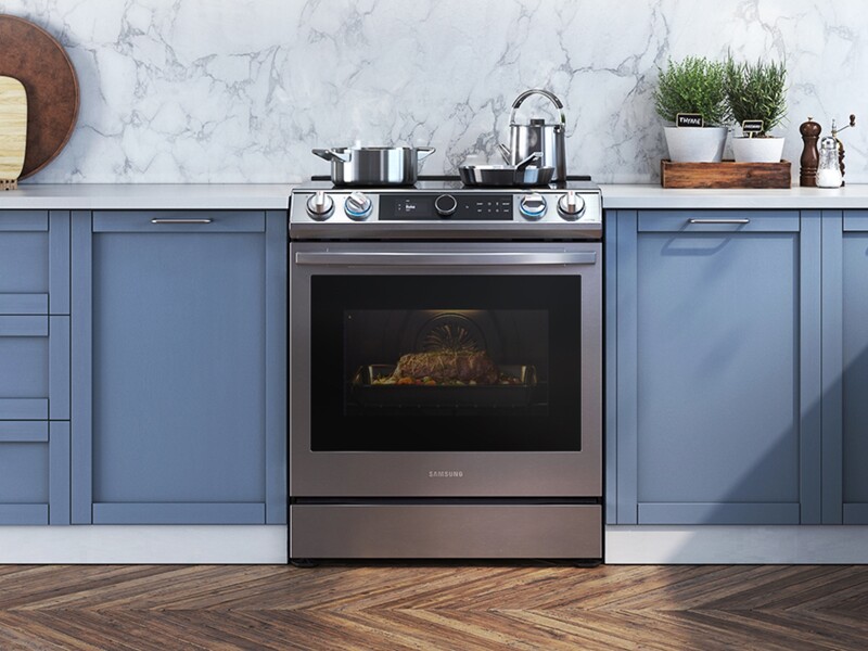 6.3 cu. ft. Smart Slide-in Induction Range with Smart Dial & Air Fry NE63T8911SSAA