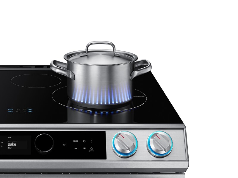 6.3 cu. ft. Smart Slide-in Induction Range with Smart Dial & Air Fry NE63T8911SSAA