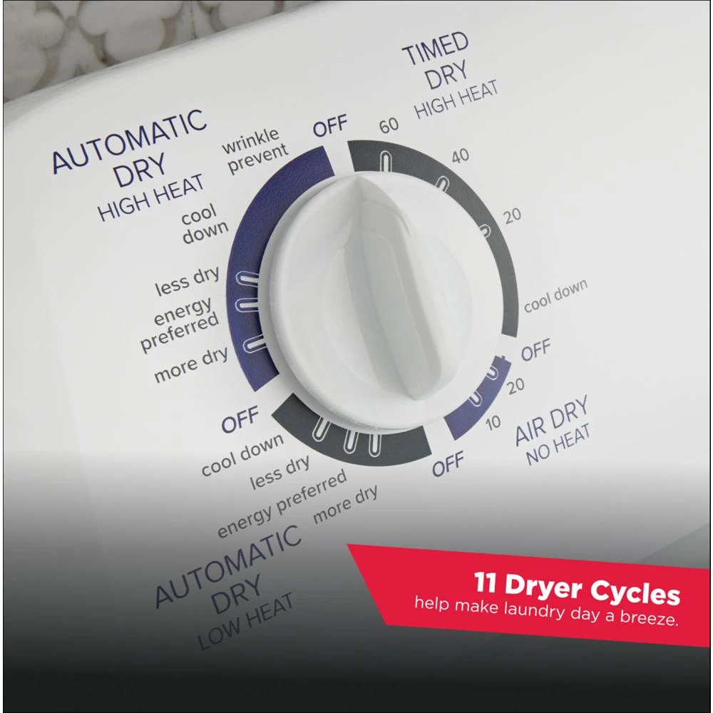 6.5 cu. ft. Electric Dryer with Wrinkle Prevent Option view 54