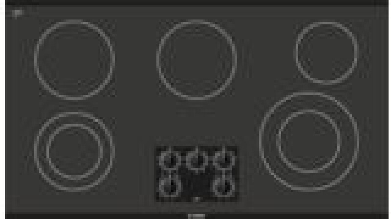 Electric Cooktop 36'' Black, Without Frame NEM3664UC