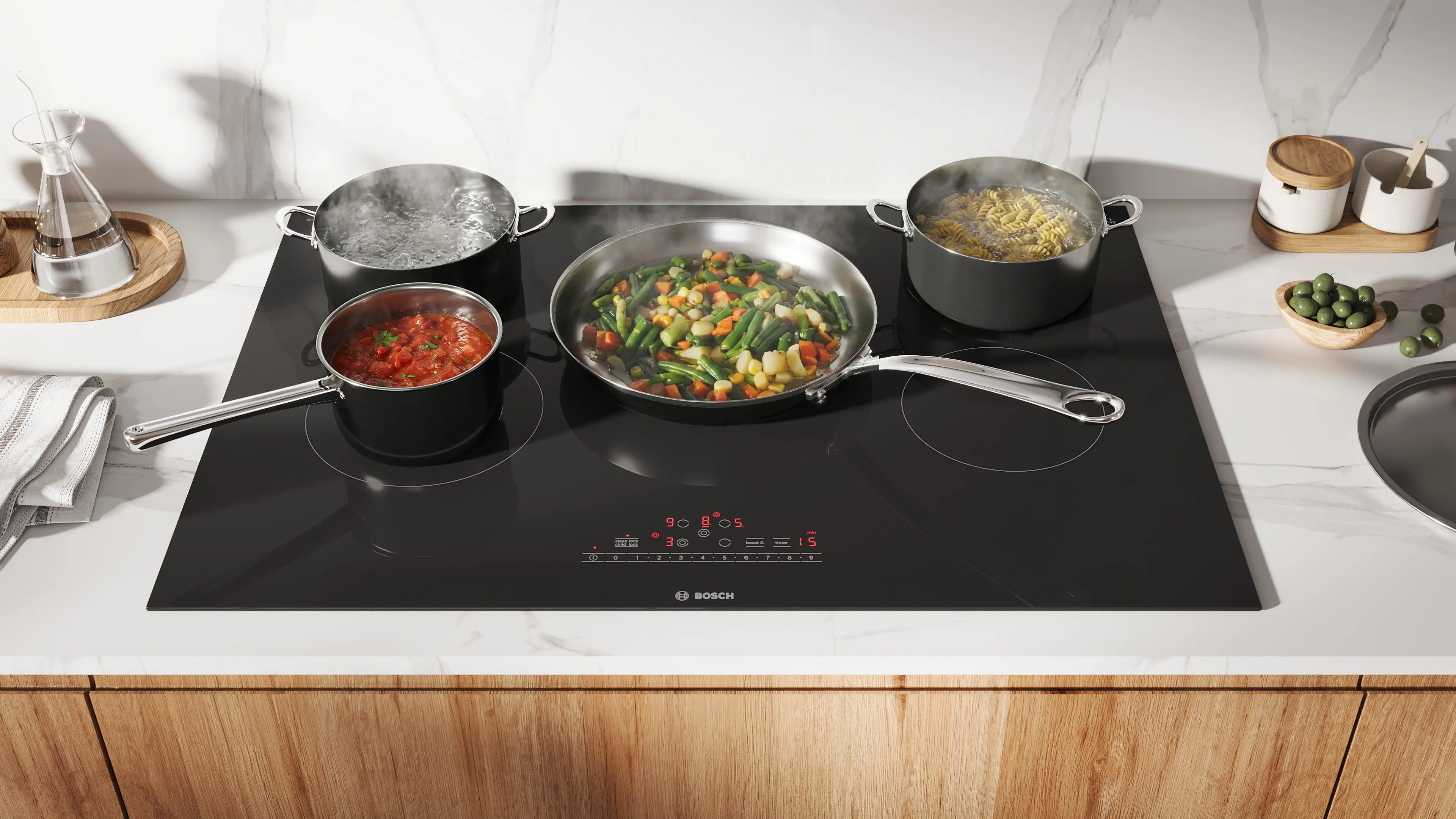 800 Series Electric Cooktop 30 Without Frame NET8062UC