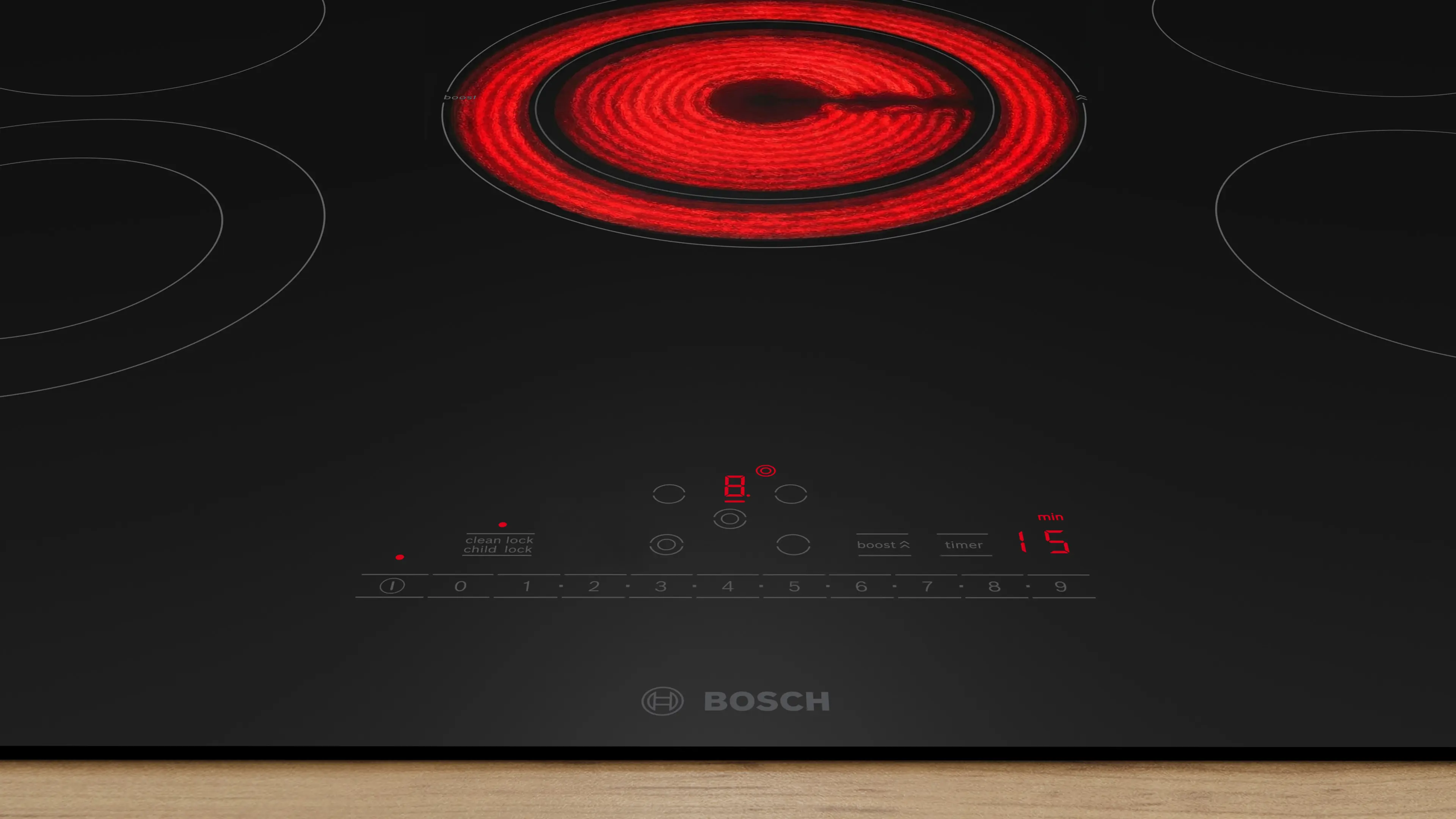 800 Series Electric Cooktop 30 Without Frame NET8062UC