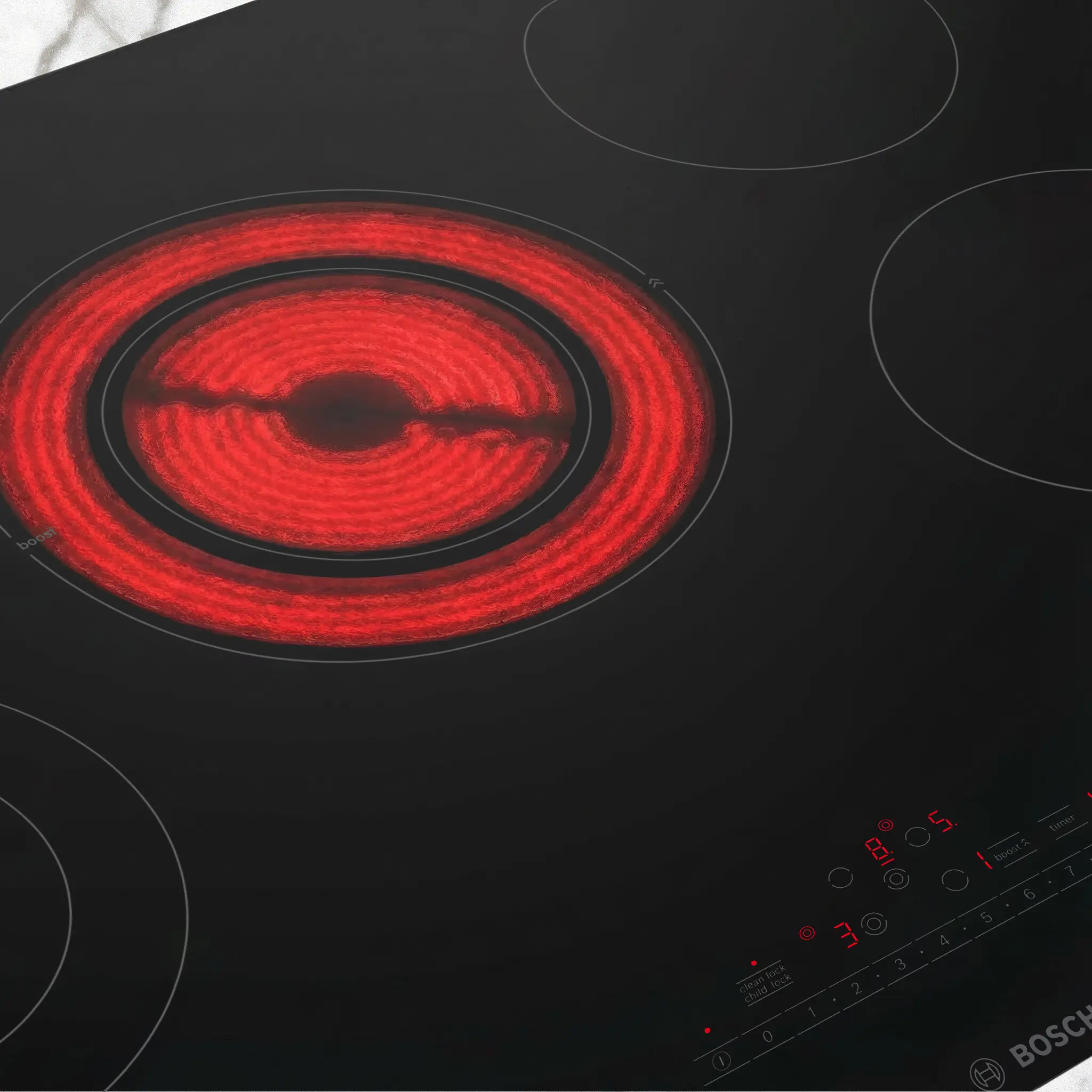 800 Series Electric Cooktop 30 Without Frame NET8062UC