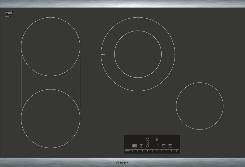 800 Series Electric Cooktop 30", surface mount without frame NET8068SUC