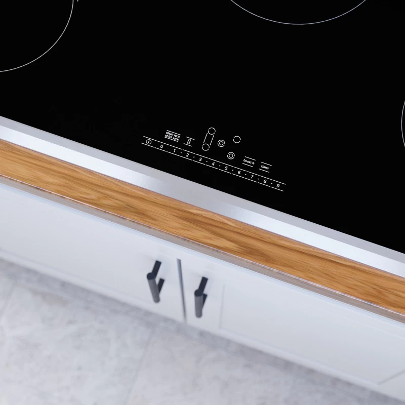 800 Series Electric Cooktop, surface mount with frame NET8669SUC