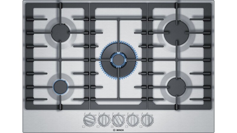 Bosch 800 Series Gas Cooktop 30" Stainless Steel NGM8057UC Picture 1
