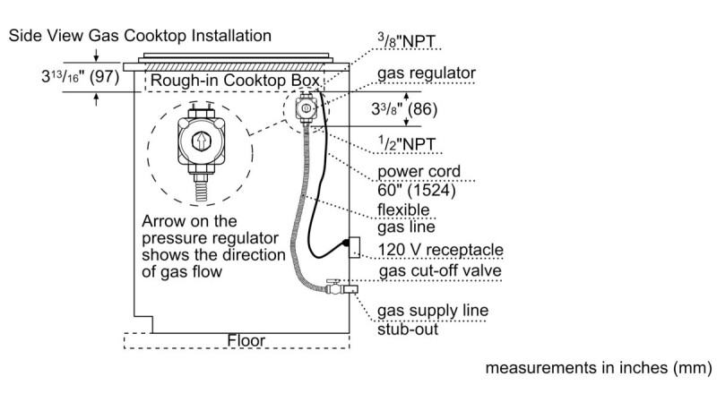 800 Series Gas Cooktop NGM8646UC