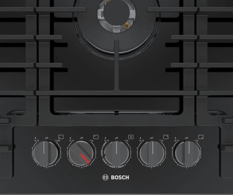 800 Series Gas Cooktop Black NGM8648UC