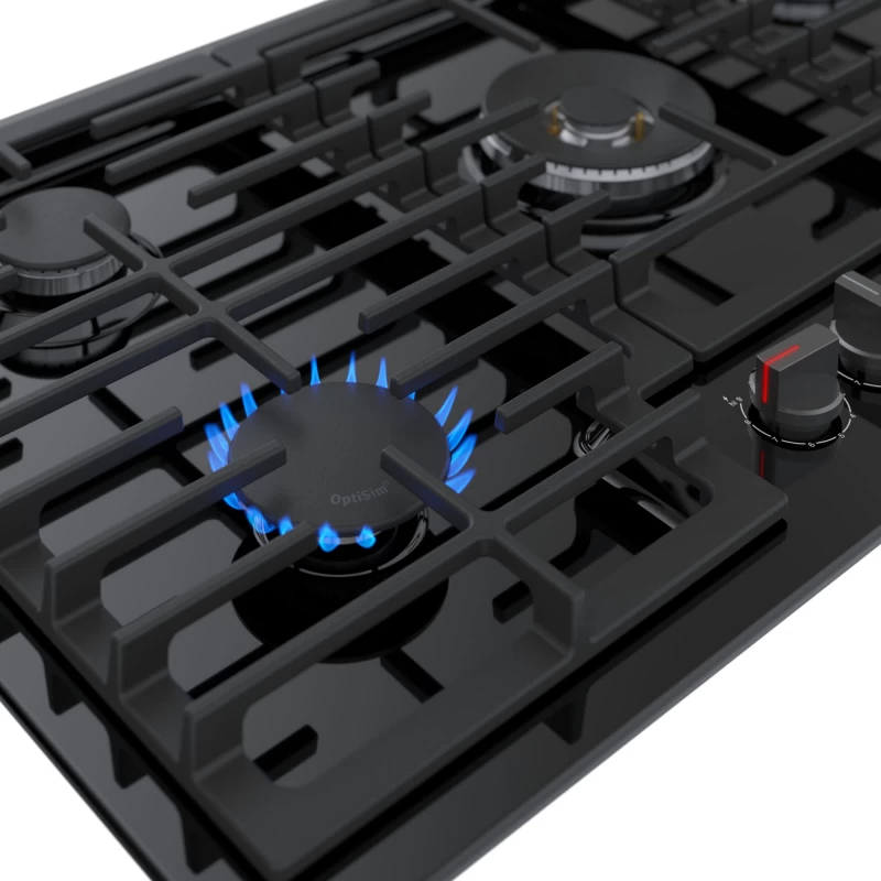 800 Series Gas Cooktop Black NGM8648UC