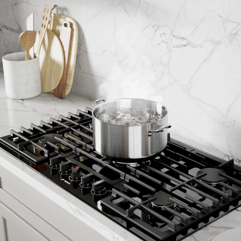 800 Series Gas Cooktop Black NGM8648UC