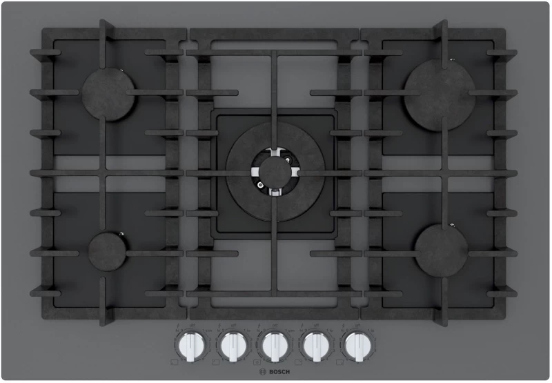 Benchmark Gas Cooktop Tempered glass NGMP077UC