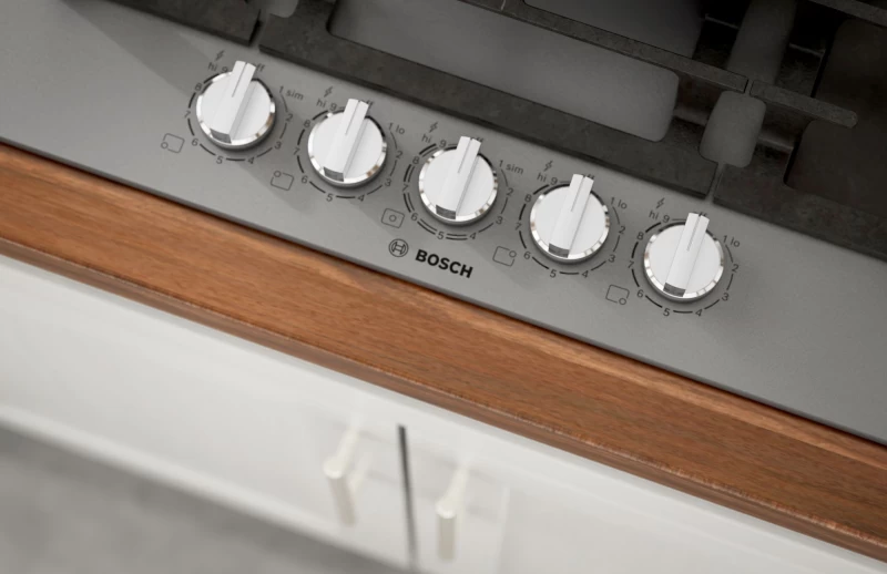 Benchmark Gas Cooktop Tempered glass NGMP077UC