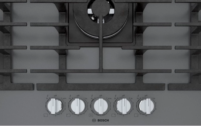 Benchmark Gas Cooktop Tempered glass NGMP677UC