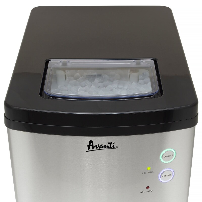 Avanti ELITE Series Countertop Nugget Ice Maker and Dispenser, 33 lbs NIMD3314BSIS, product image 7 of 9