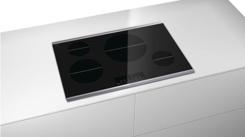 Series 6 Induction Cooktop 30'' Black, surface mount with frame NIT8066SUC