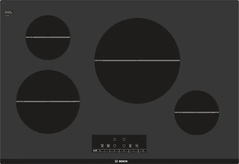 Series 6 Induction Cooktop 30'' Black, Without Frame NIT8066UC