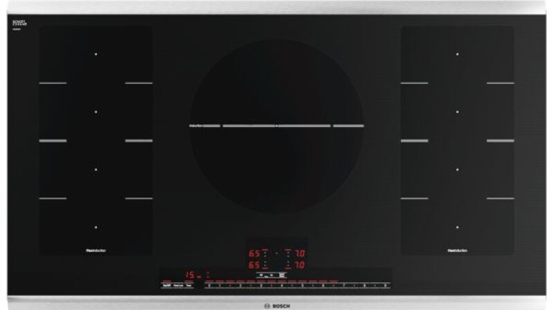 Series 8 Induction Cooktop 36'' Black, surface mount with frame NITP666SUC