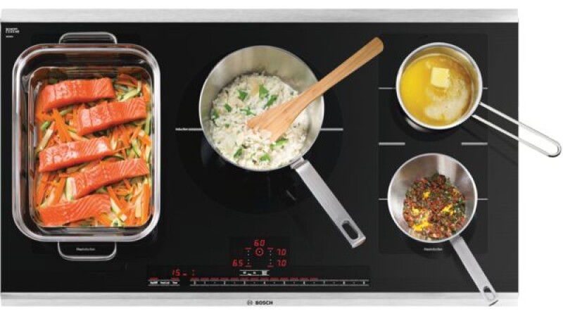 Series 8 Induction Cooktop 36'' Black, surface mount with frame NITP666SUC