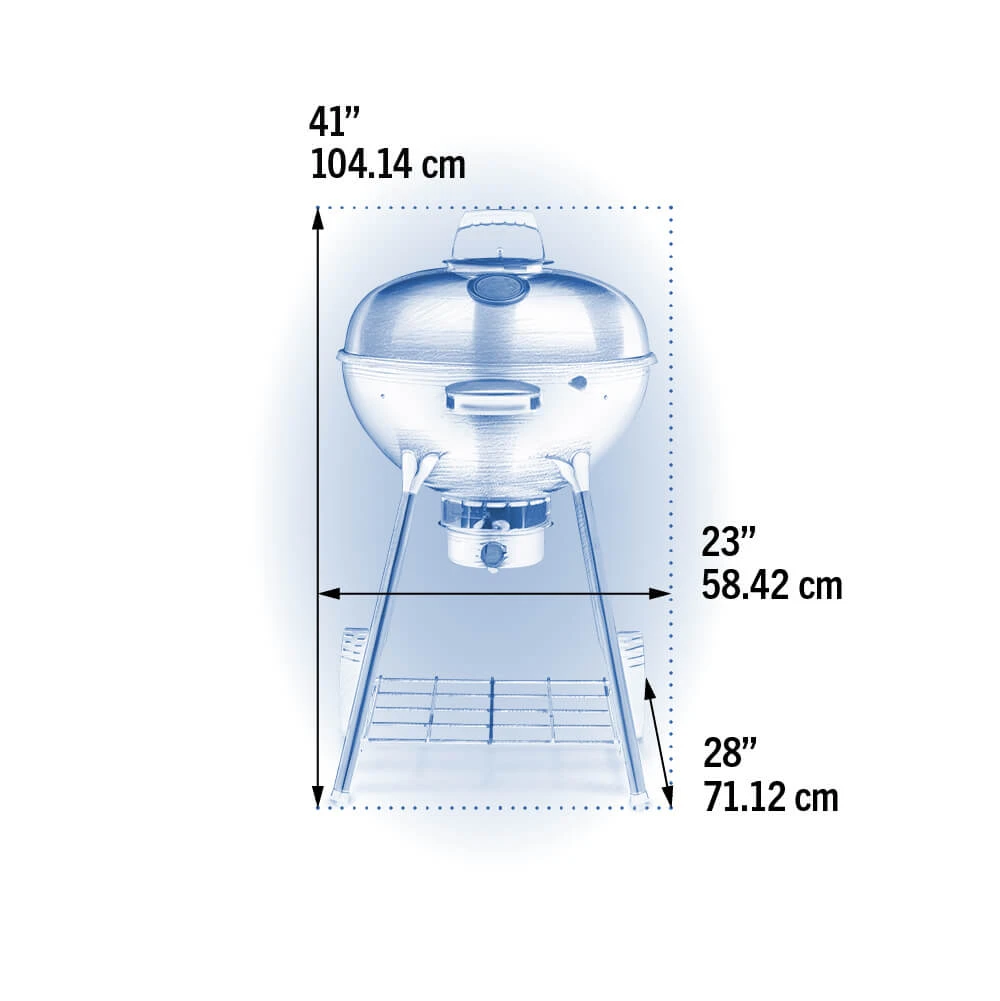Premium 22 Charcoal Kettle 22-inch Kettle Grill NK22KLEG3