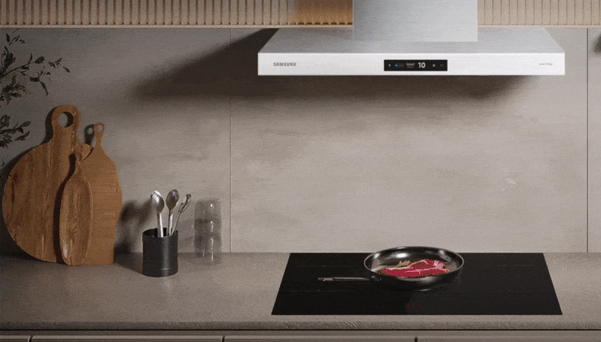 Clean air in the kitchen