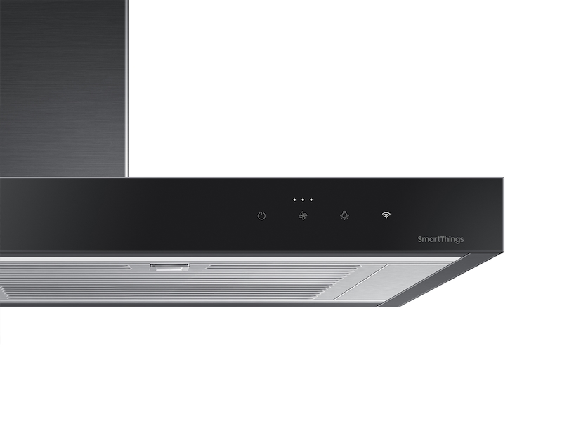 36" Bespoke Smart Wall Mount Hood in Clean Deep Charcoal NK36CB600W33AA