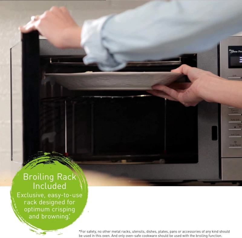 HomeCHEF GN68KS 2-in-1 Multioven Inverter Microwave with FlashXpress Broiler NNGN68KS