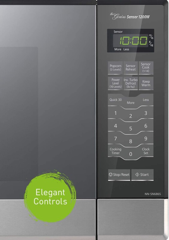 1.2 CuFt 1200 Watt SN686SR Microwave with Inverter NNSN686S