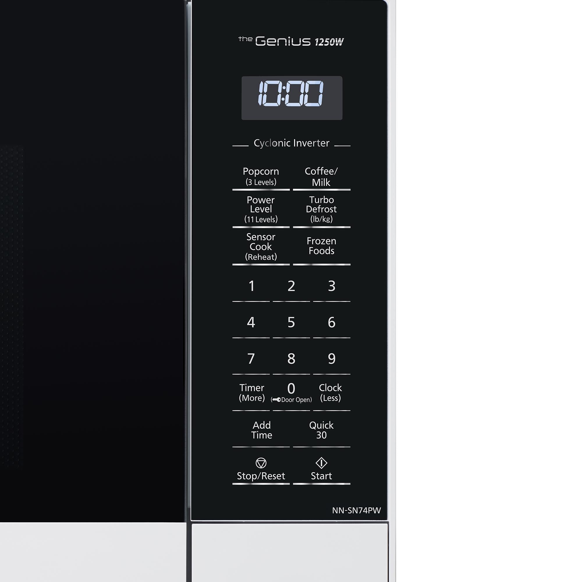 1.6 Cu. Ft., 1250 Watt, Black Body & Door, 5 Button Panel,Child Lock NNSN74PB