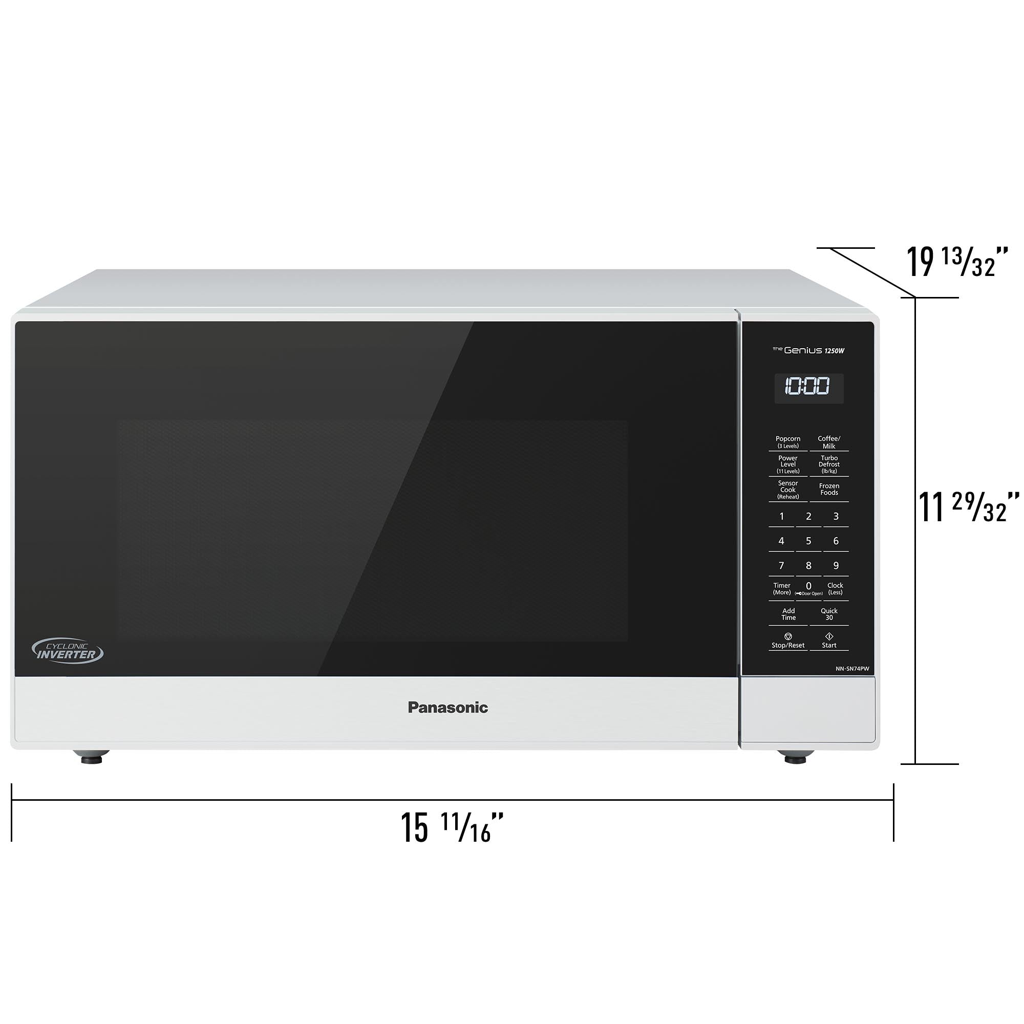 1.6 Cu. Ft., 1250 Watt, Black Body & Door, 5 Button Panel,Child Lock NNSN74PB