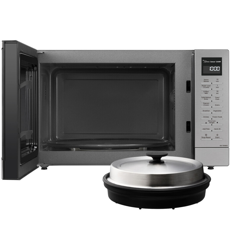 Compact SNS6MS Microwave Oven with HomeCHEF Magic Pot NNSNS6MS