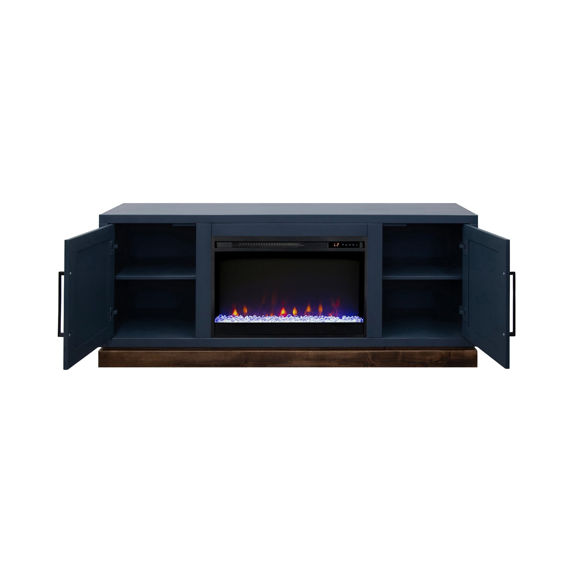 Nora 64" Fireplace Console NO5210BWK