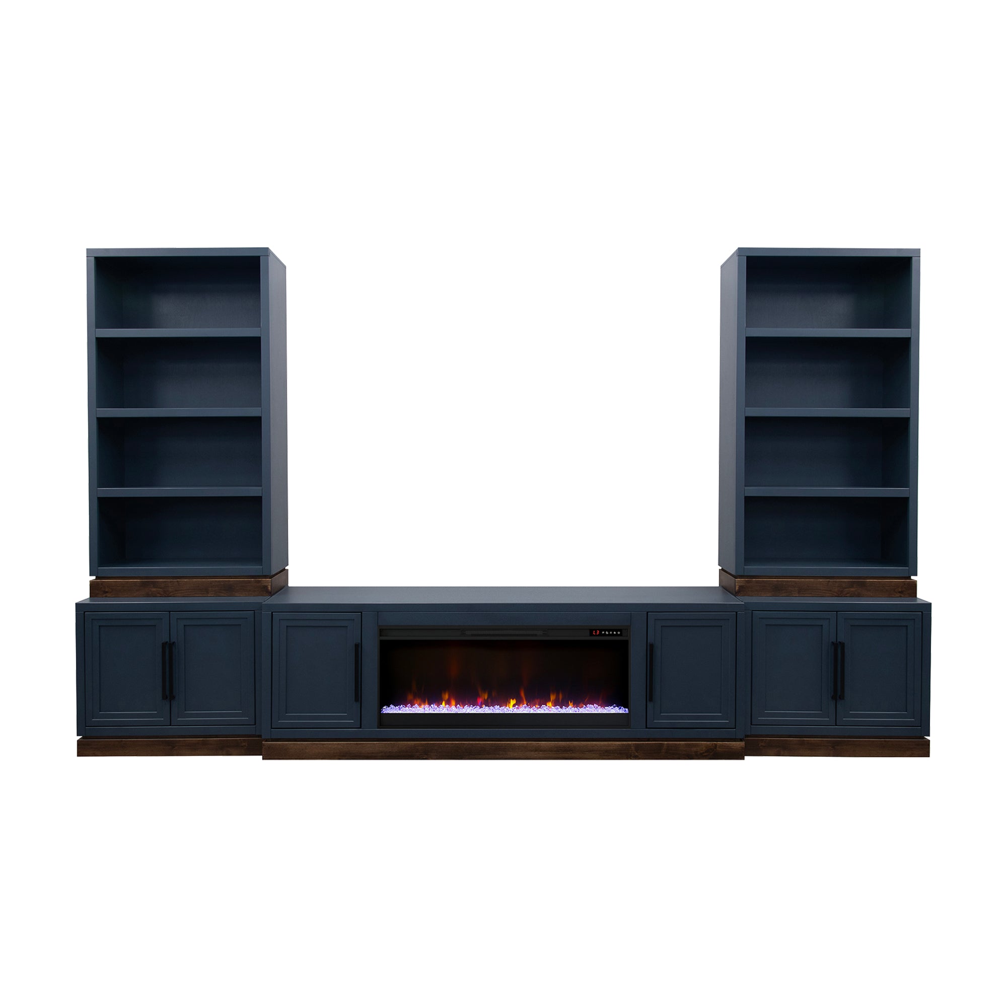 Nora 81" Fireplace Console NO5410BWK