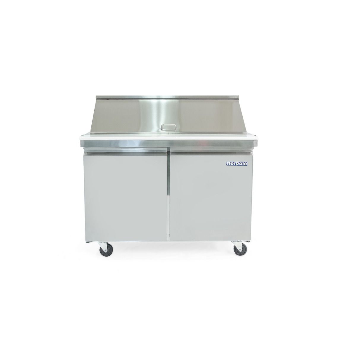 2 Door Stainless Steel Mega Top Sandwich/salad Prep Table NP2RSWMT