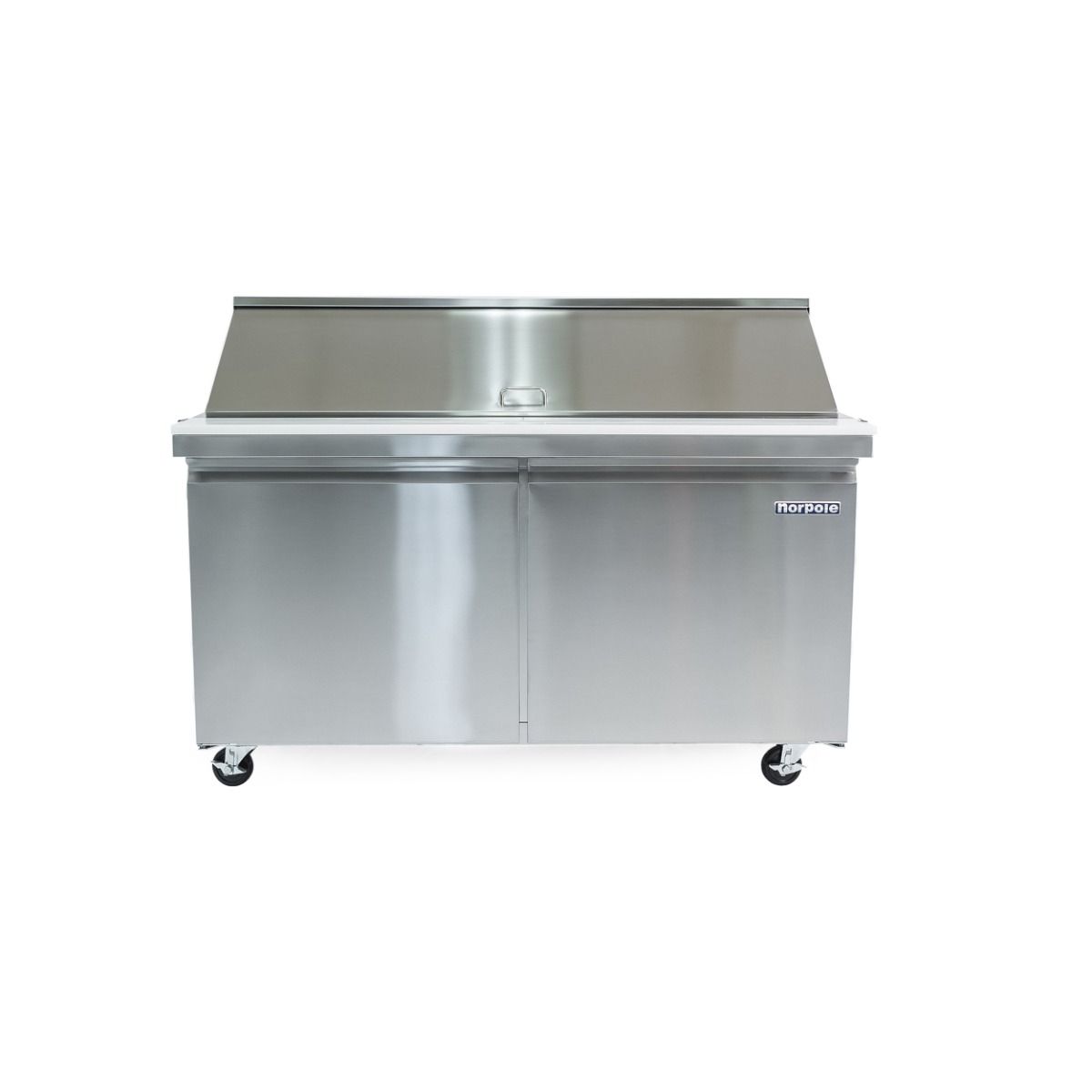 2 Door 60" Stainless Steel Mega Top Sandwich/salad Prep Table NP2RSWMT60