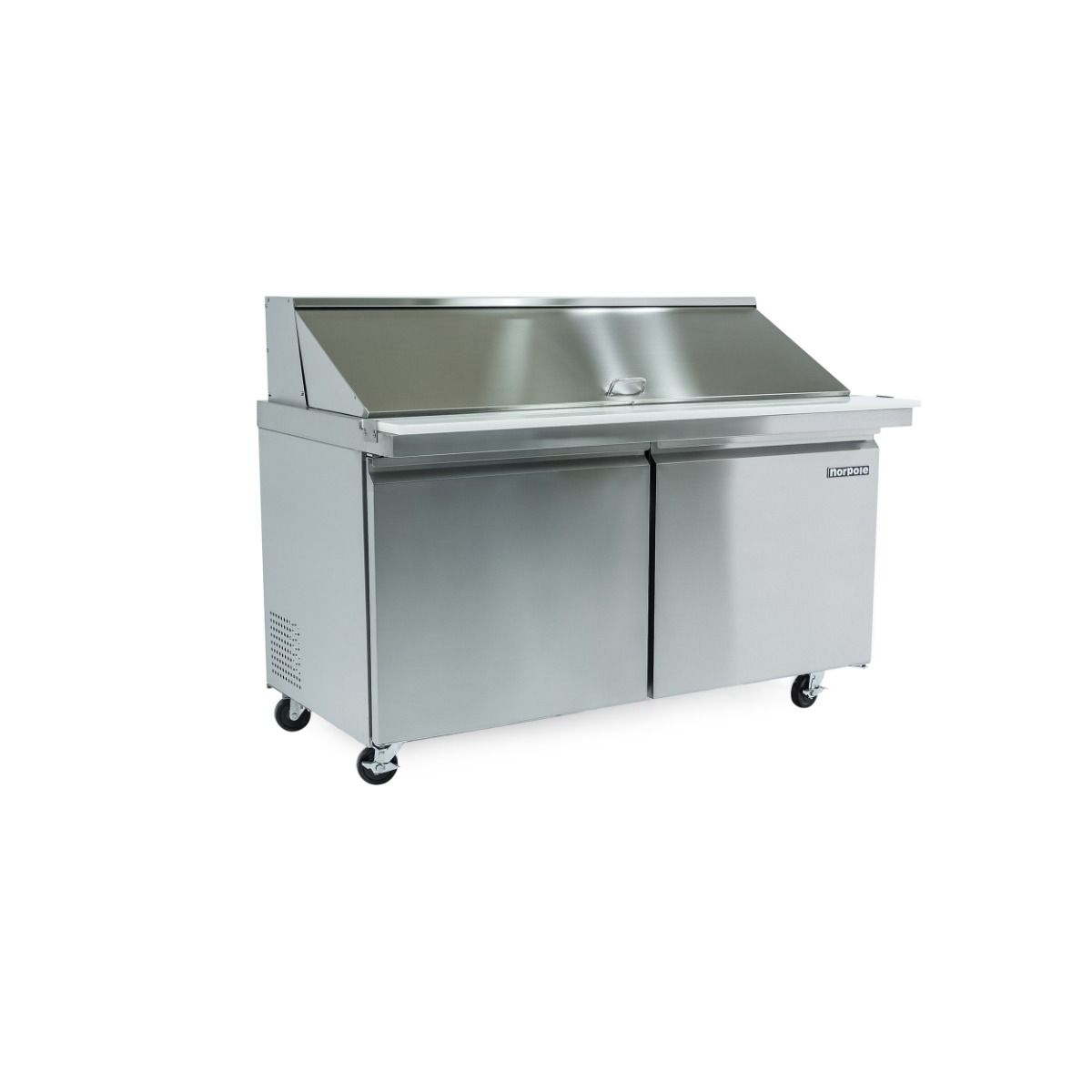 2 Door 60" Stainless Steel Mega Top Sandwich/salad Prep Table NP2RSWMT60