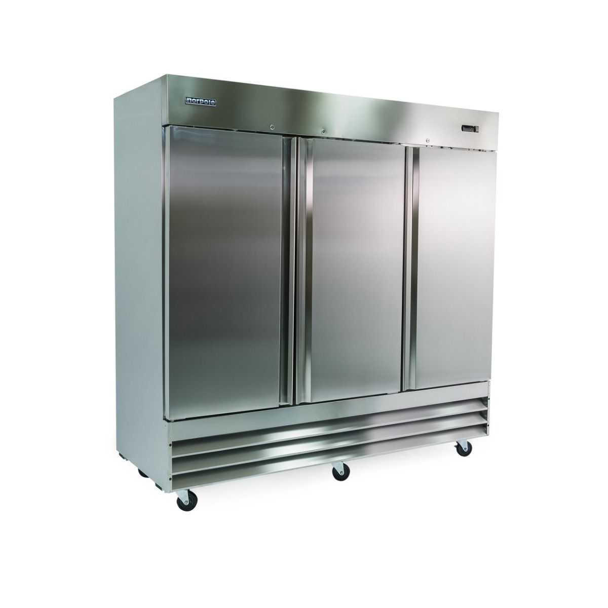 3 Solid Door Stainless Steel Reach-in Refrigerator NP3R