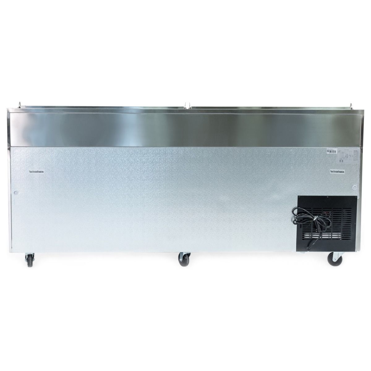 3 Door Stainless Steel Pizza Prep Table NP3RPT