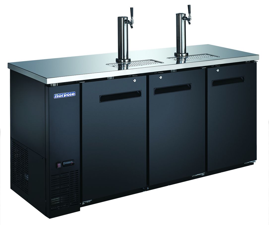 3 Door Direct Draw Beer Cooler NPBT72