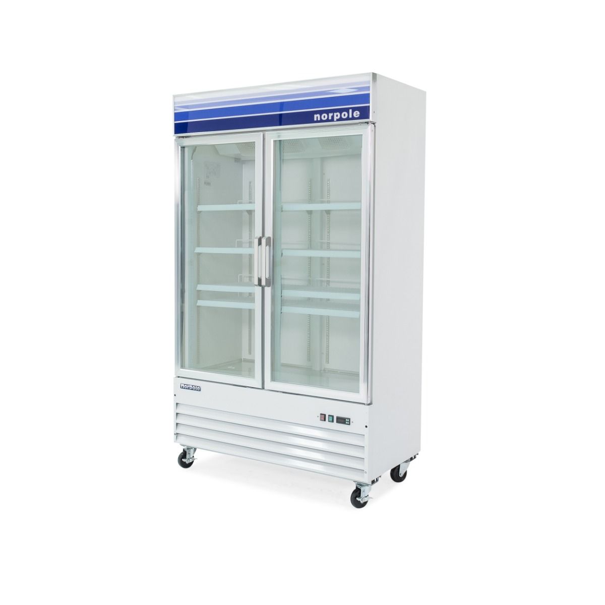 45 Cu Ft 2 Door Merchandiser Freezer (white) NPGF2S45