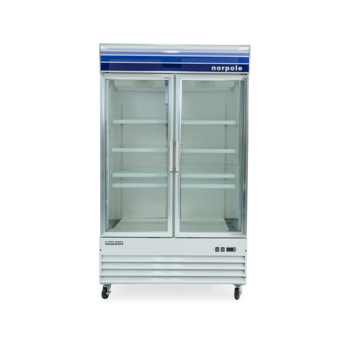 45 Cu Ft 2 Door Merchandiser Freezer (white) NPGF2S45