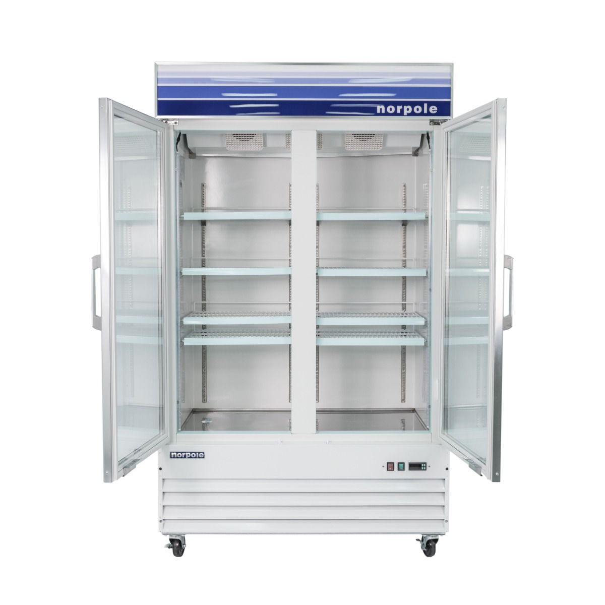 45 Cu Ft 2 Door Merchandiser Freezer (white) NPGF2S45