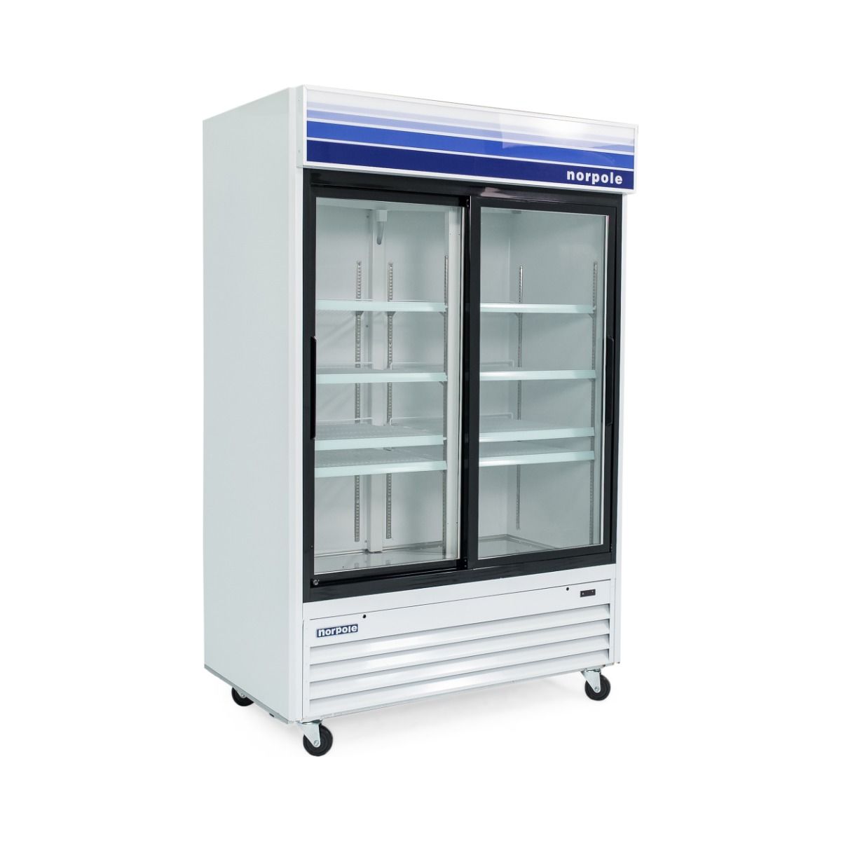 45 Cu Ft 2 Slide Door Merchandiser Refrigerator (white) NPGR2